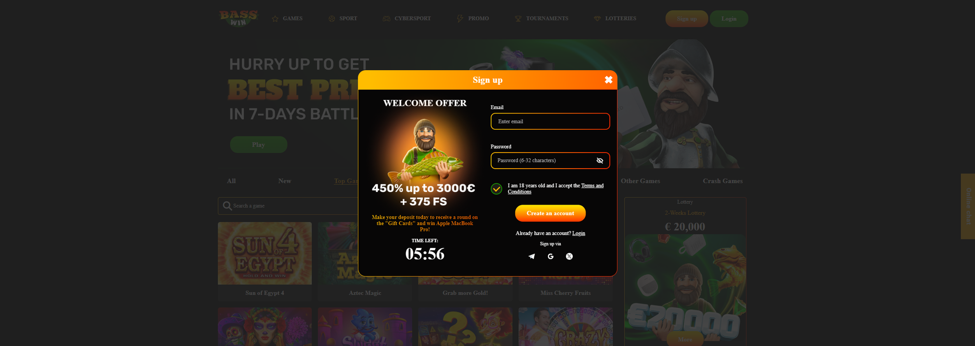 Bass Win Registration